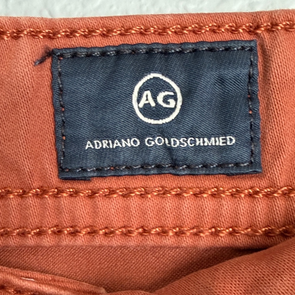 AG Adriano Goldschmied Men's The Graduate Tailored Leg Burnt Orange Pants 33X34 - Picture 2 of 13